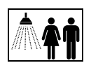 Taktisches Zeichen Dusche