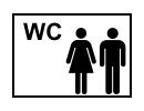 Taktisches Zeichen Toilette