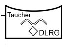 Taktisches Zeichen Anhänger, Taucher