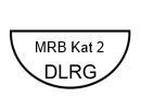 Taktisches Zeichen Motorrettungsboot Kat 2
