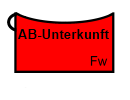 Taktisches Zeichen AB-Unterkunft