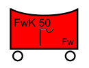 Taktisches Zeichen Feuerwehrkran FwK 50