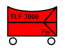 Taktisches Zeichen TLF 3000