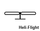Taktisches Zeichen Hubschrauber Heli Flight