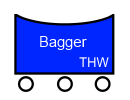 Taktisches Zeichen Bagger