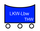 Taktisches Zeichen LKW Ladebordwand geländegängig