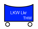 Taktisches Zeichen LKW Ladekran