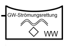 Taktisches Zeichen Anhänger, Stromungsrettung